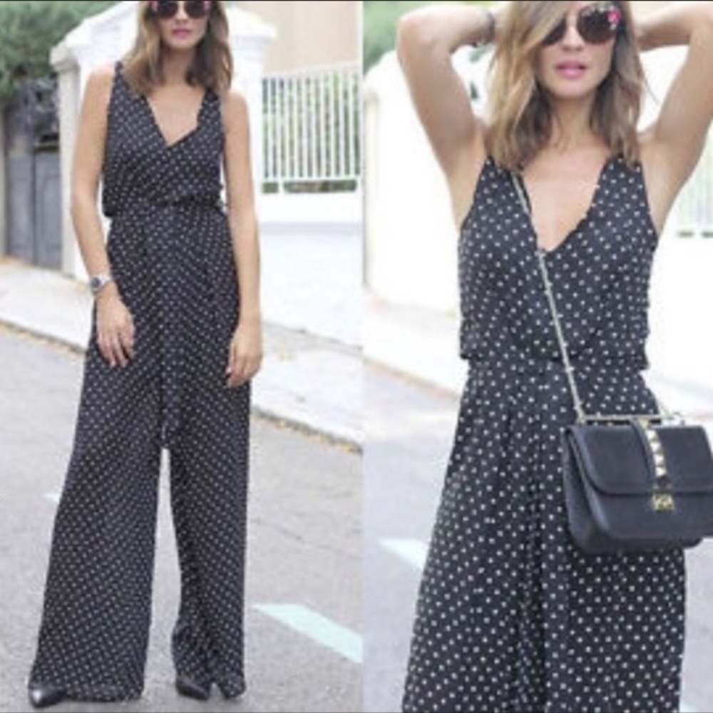 Zara polka Dot jumpsuit size S - Long
